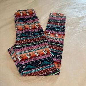No boundaries Festive Patterned woman’s Leggings